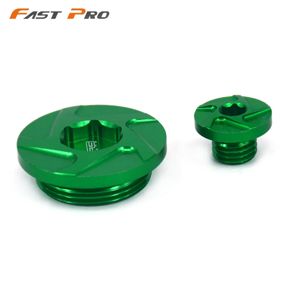 

Motorcycle CNC Billet Engine Timing Plug Set For Kawasaki KX250F KXF250 11-18 KX250 19 KX450F 09-18 KLX450R 08-15 Dirt Bike