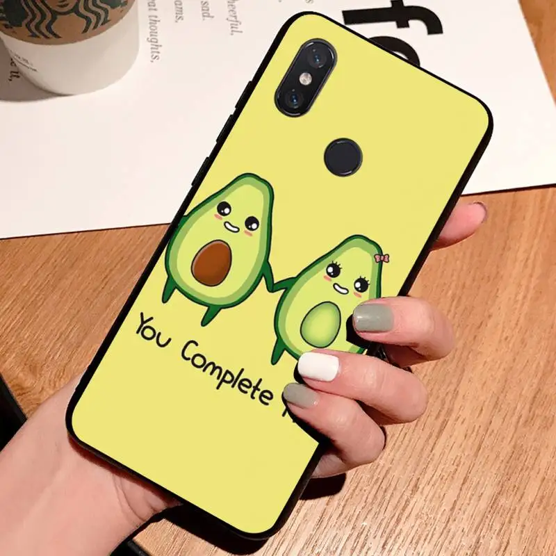 

Cute Avocado Funny Phone Case For Xiaomi Redmi note 7 8 9 t k30 max3 9 s 10 pro lite
