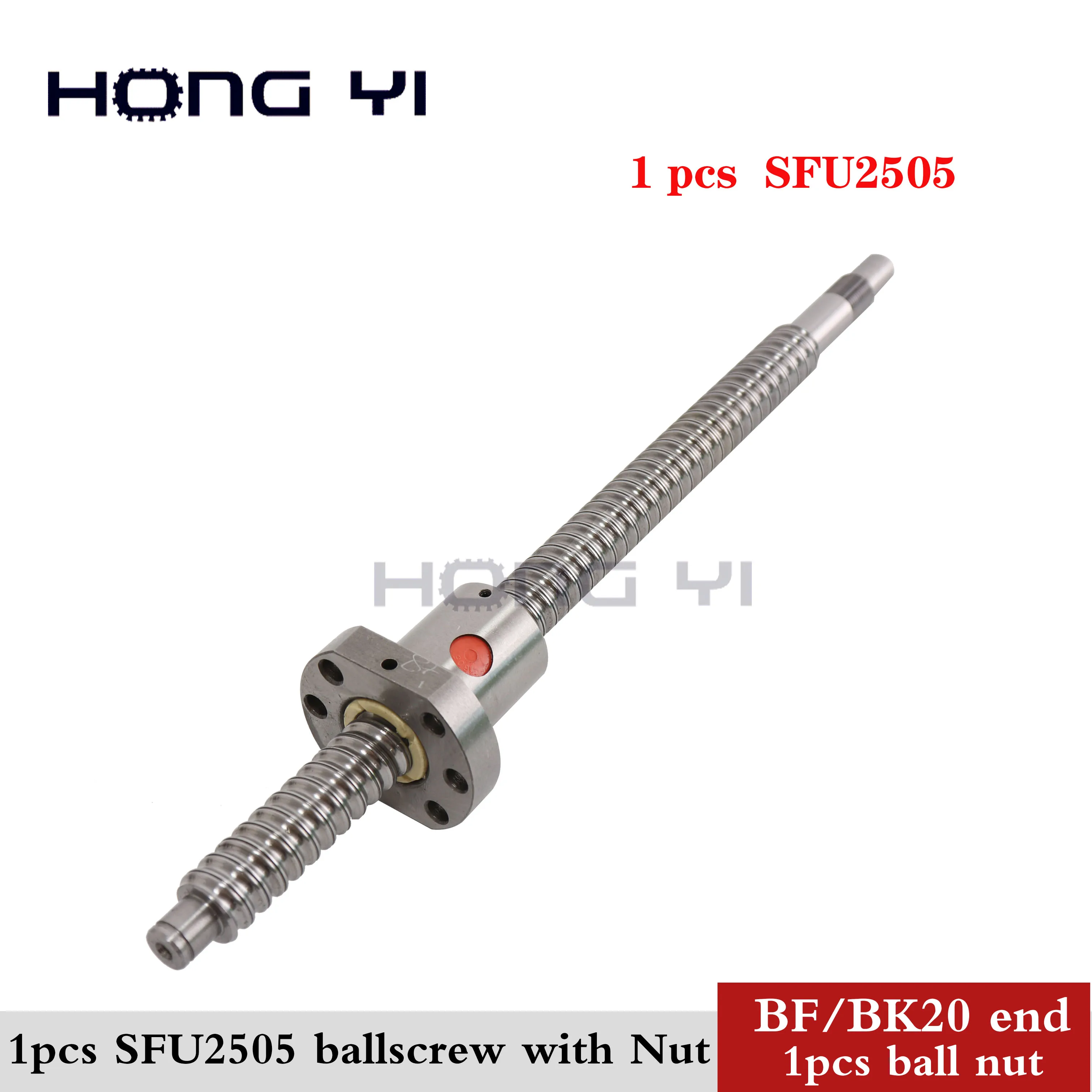 Шариковый винт SFU2505 + шариковая гайка + обработка концов можно выбрать длину для деталей CNC, свернутый шариковый винт 600 мм 700 мм 800 мм