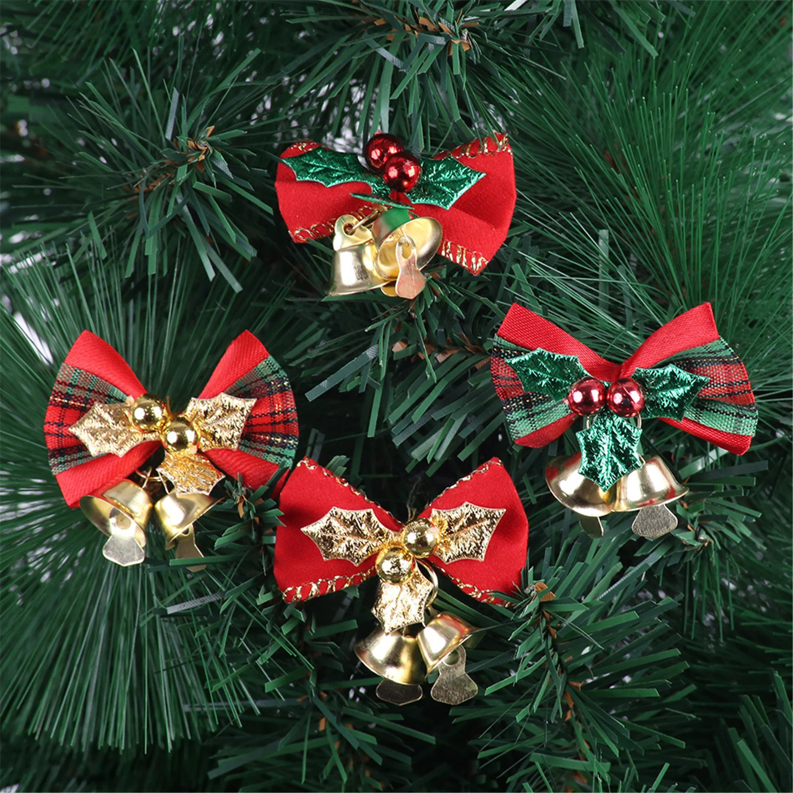 

5pcs Christmas Decoration Accessory Jingle Bell Various Color Door Pendant Ornaments XKW