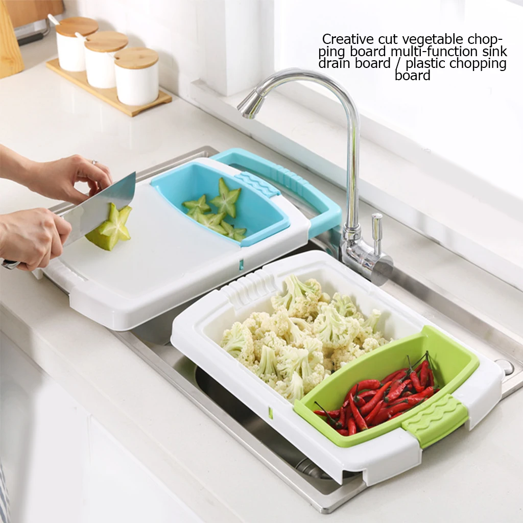 Многофункциональные кухонные Разделочные Блоки дренажная корзина разделочная