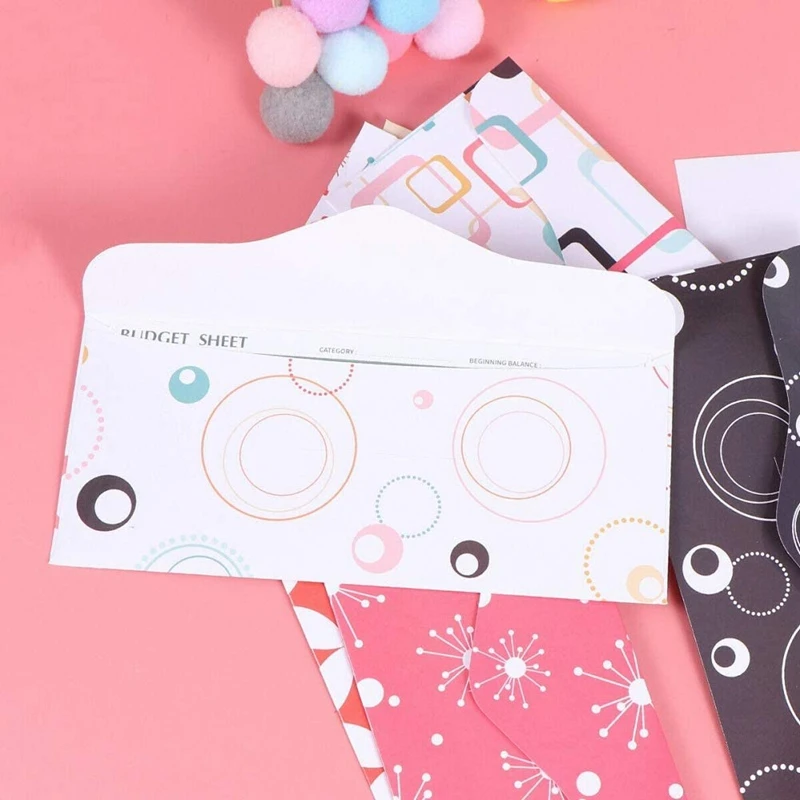 

12Pcs Budget Envelopes Cash Envelopes System for Cash Saving Money Budget Plus 12Pcs Budget Sheets and 1Pc Label Sheet