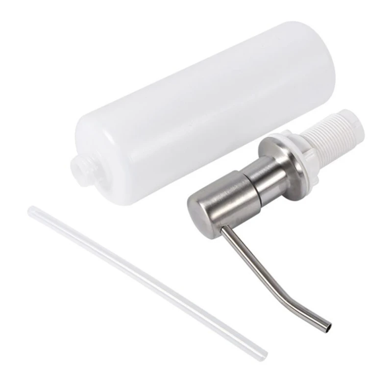 Дозатор жидкого мыла для кухни диспенсер из нержавеющей стали полипропиленовая