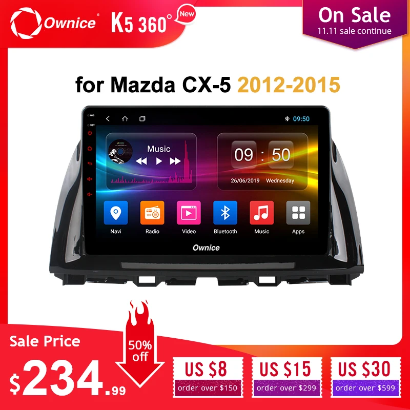 Ownice 10," Восьмиядерный Android 9,0 автомобильный Радио gps DVD для Mazda CX-5 2012 2013 k3 k5 k6 4G LTE DSP SPDIF 360 Panorama