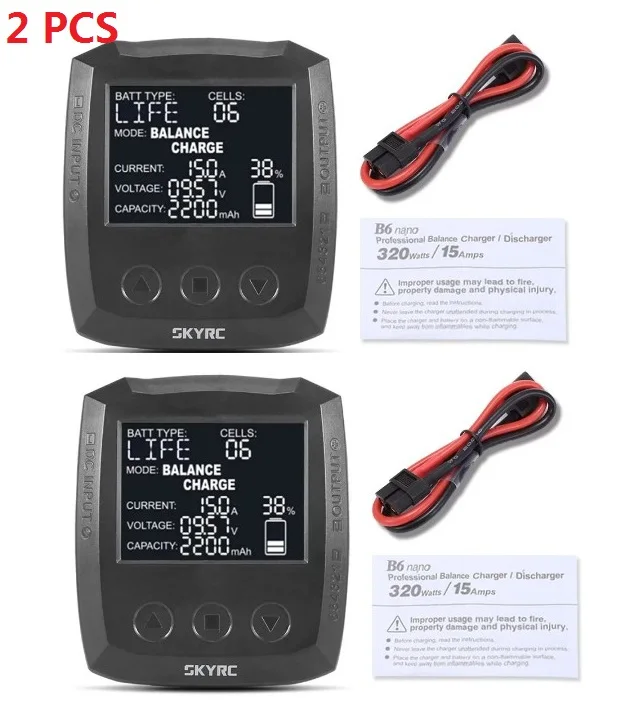 Новое интеллектуальное зарядное устройство SKYRC B6 Nano 1 6S 15A 320 Вт со встроенным Bluetooth