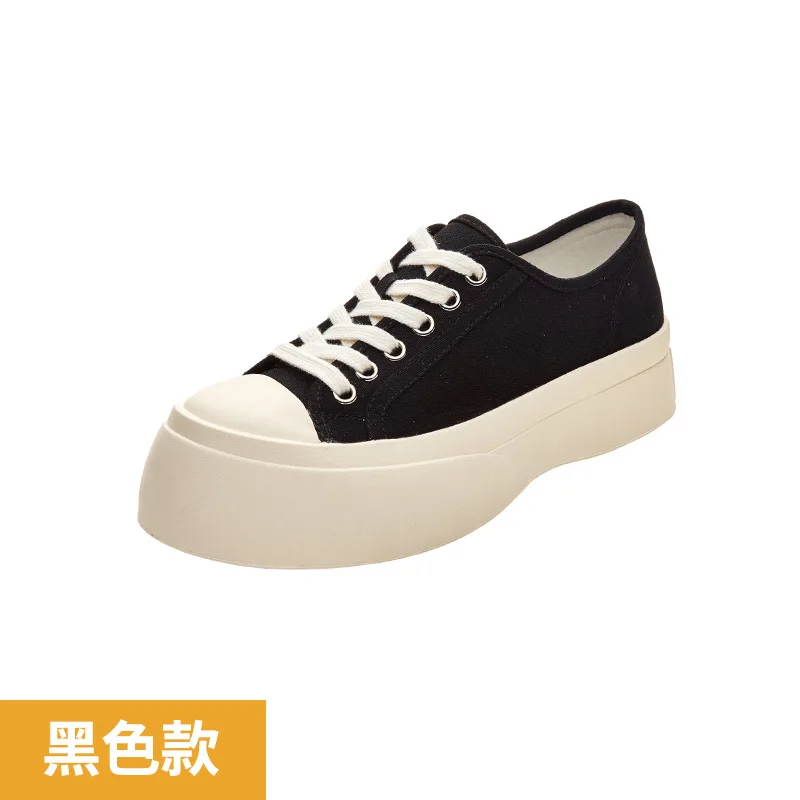 

Round Toe Women's Shoes Platform Modis Casual Female Sneakers Clogs New Cross Small 2021 Summer Espadrille PU Solid Microfiber B