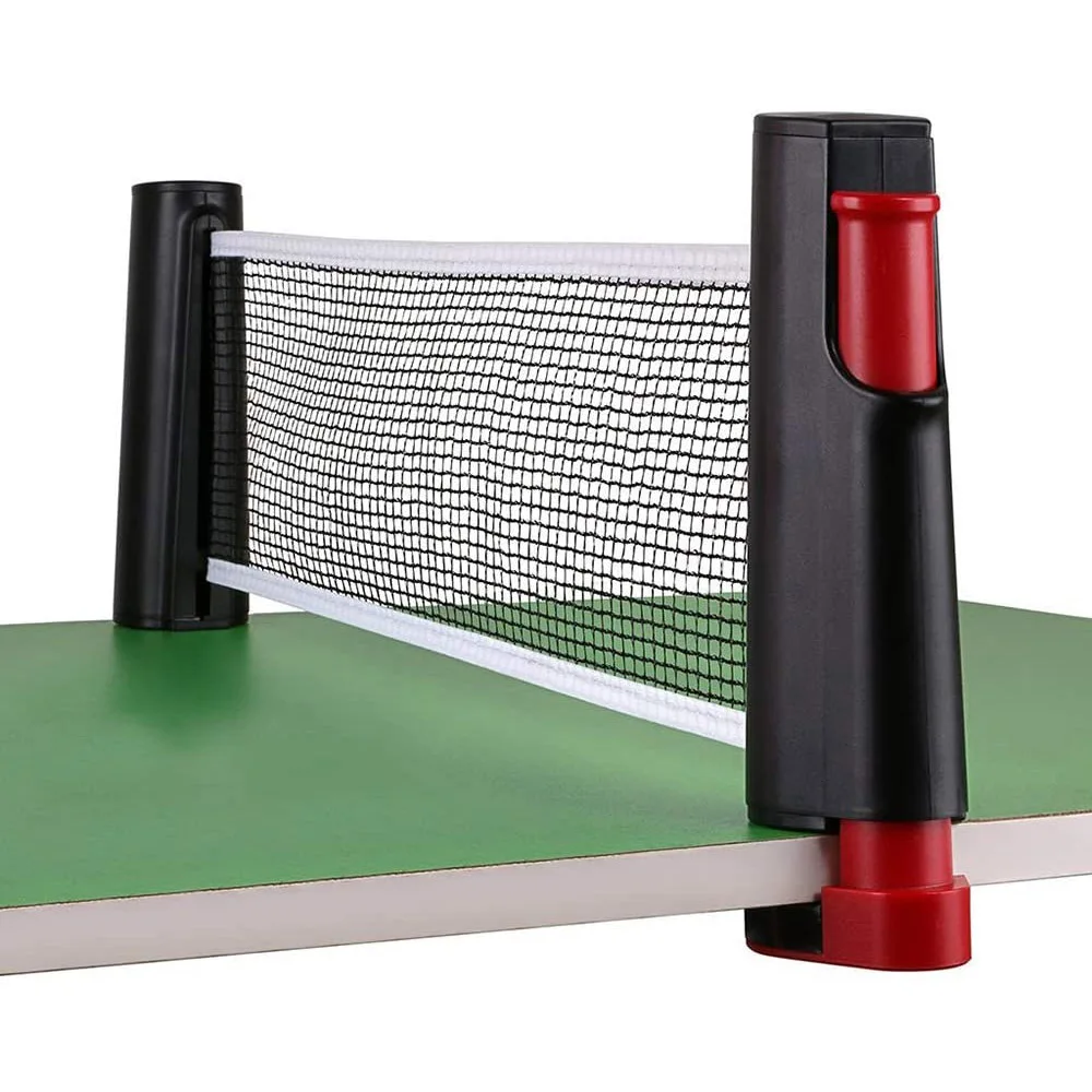 Redes de tenis de mesa portátiles, estante retráctil de red para tenis de mesa, equipos de ejercicio para gimnasio en cualquier lugar del hogar