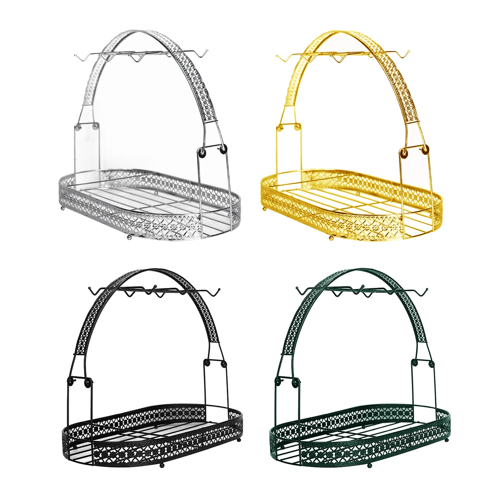 

Mug Holder with Basket Coffee Iron Mug Rack Coffee Cup Holder Stand Dishes Organizer Drying Racks for Counter Cabinet Table