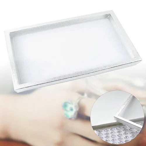 Практичное хранение ювелирных изделий регулируемый пластиковый ящик для