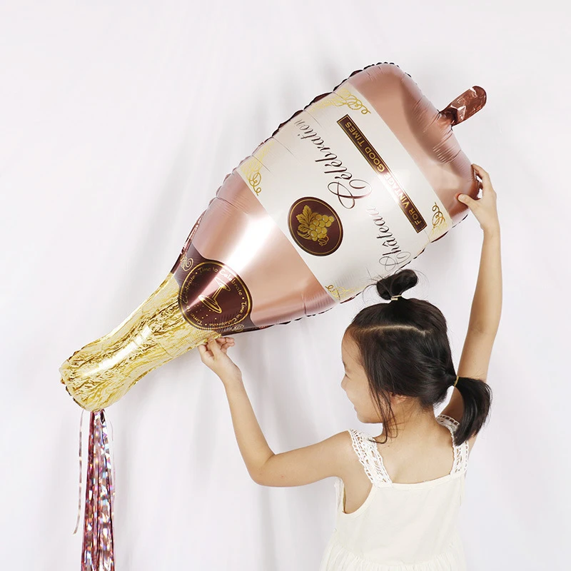 

Wine Glass Champagne Goblet Balloons Big Foil Balloon Wedding Birthday Party Decor Adult Kids Ballons Globos Party Supplies