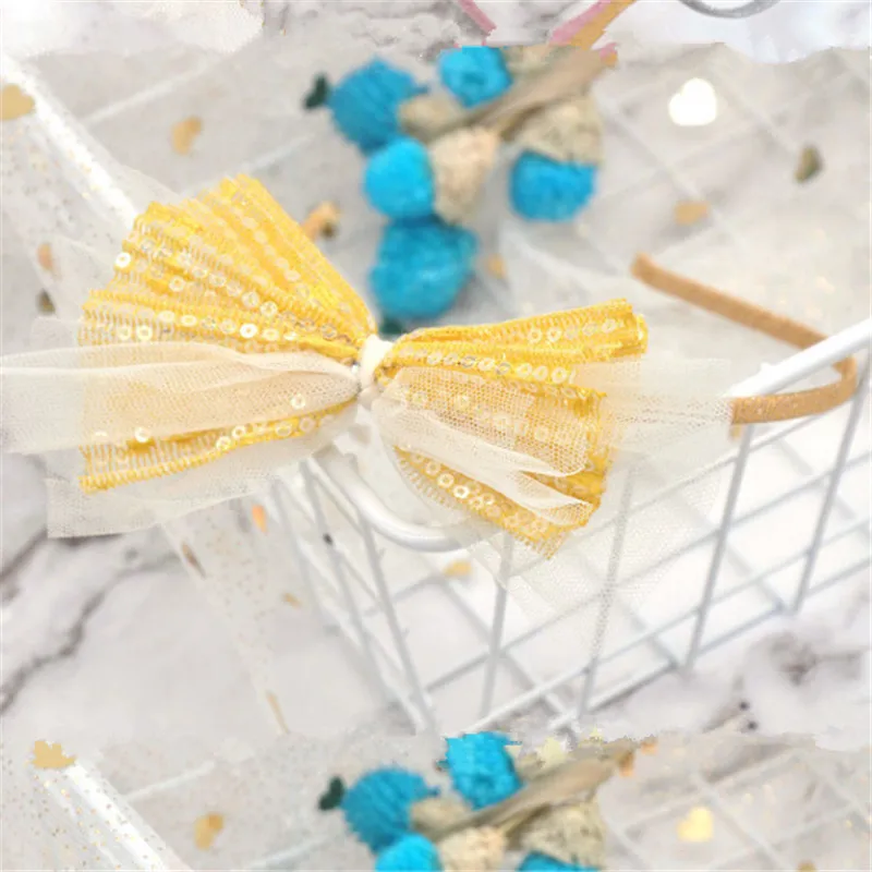 12 шт./лот высокое качество ручной работы милый стиль Принцесса повязка на голову