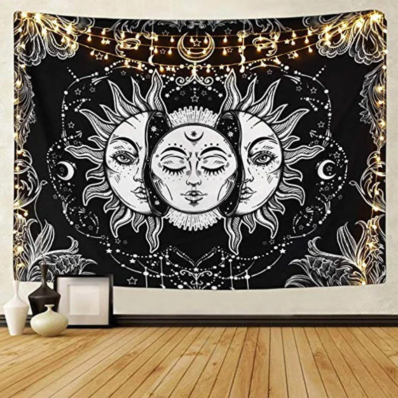 

Aesthetic Anime Tapestry Wall Hanging Sun God Skeleton Printed Wall Tapestry Home Bedroom Decoration 0.75*1/1.3*1.5/1.5*2m 1pc