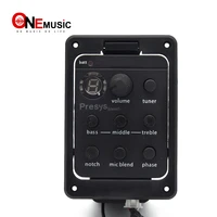 4band guitar pickups dual mode preamp eq tuner piezo pickup equalizer system with mic beat board acoustic guitar pickups