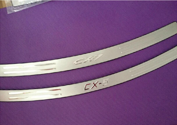 Стайлинг автомобиля протектор заднего бампера из нержавеющей стали для 2008-2013 Mazda