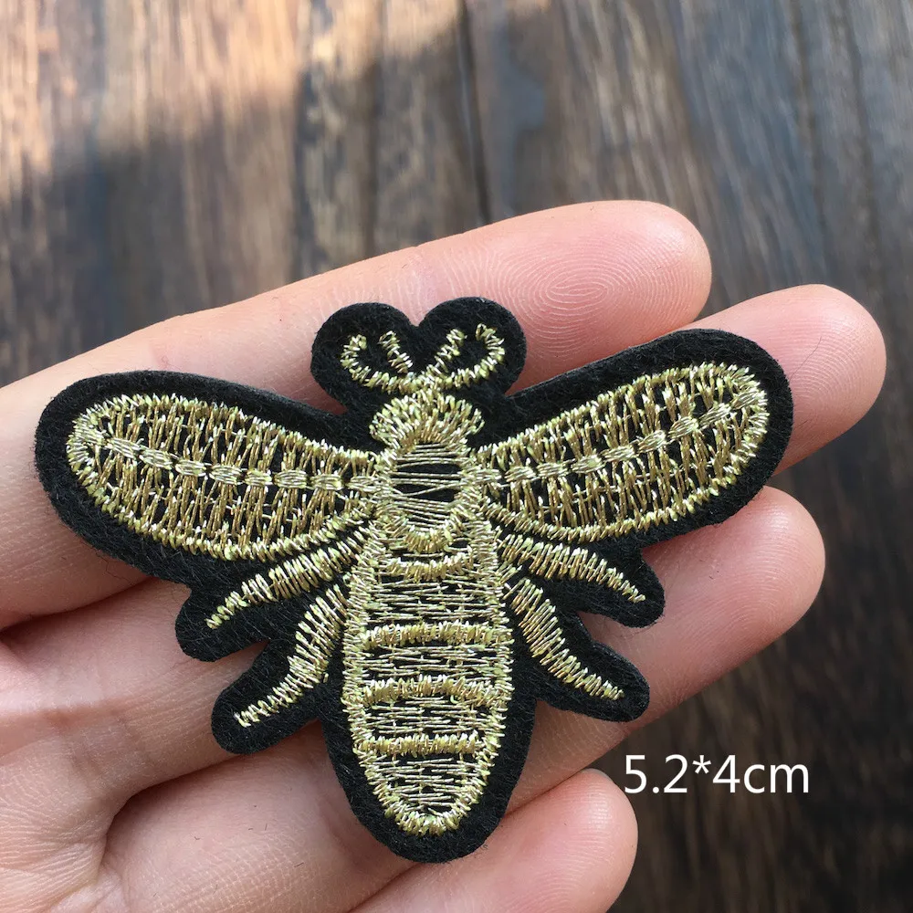 1 шт. мини пчелы вышивка патч Железо на аппликация патчи для одежды DIY одежда