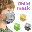 Ребенок маски медицинские одноразовые нетканые 3 Слои фильтр Маска лицевая маска хирургическая маска безопасные детские носки из дышащего защитный Mascarilla