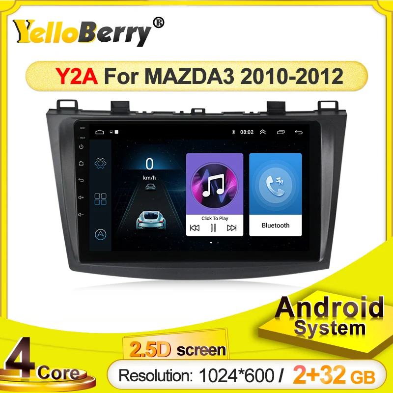 YellowBerry 4 ядра android системы автомобильное радио gps навигация мультимедийный плеер