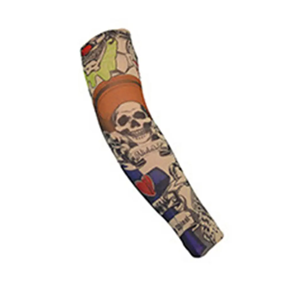 Дышащий рисунок татуировки велосипедные утеплители для рук манжета рукав