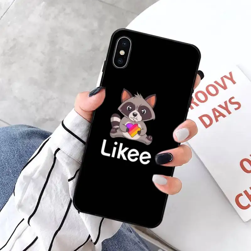 

fashion Likee cat bear love heart Phone Case for iPhone 11 12 pro XS MAX 8 7 6 6S Plus X 5S SE 2020 XR mini