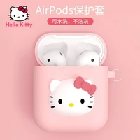 hello kitty apple wireless bluetooth compatible earphone protective case is suitable for apple airpods123 generations
