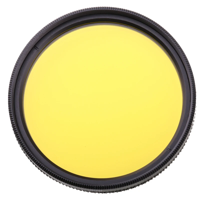 Фильтр для камеры 52 мм полный желтый Цветной фильтр объектива Nikon D3100 D3200 D5100