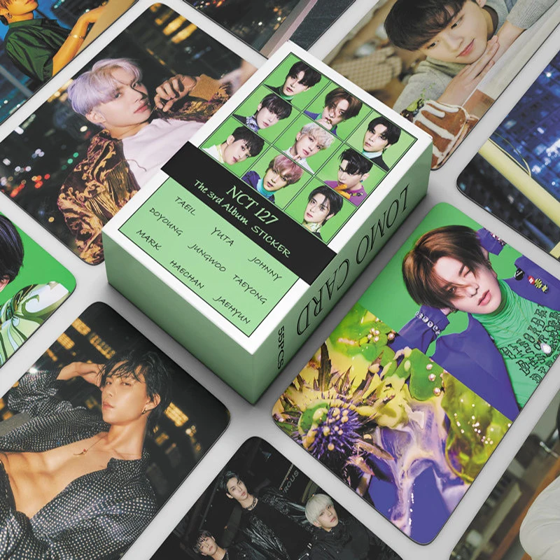 

Новый альбом K-pop NCT 127 kpop nct127 lomo 55 шт./компл., карта для фото фанатов, высокое качество, HD фото-карта idol, подарок