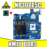 akemy laptop motherboard for samsung np300e5c pc mainboard ba92 11483a ba41 02097a hm70 full tesed ddr3