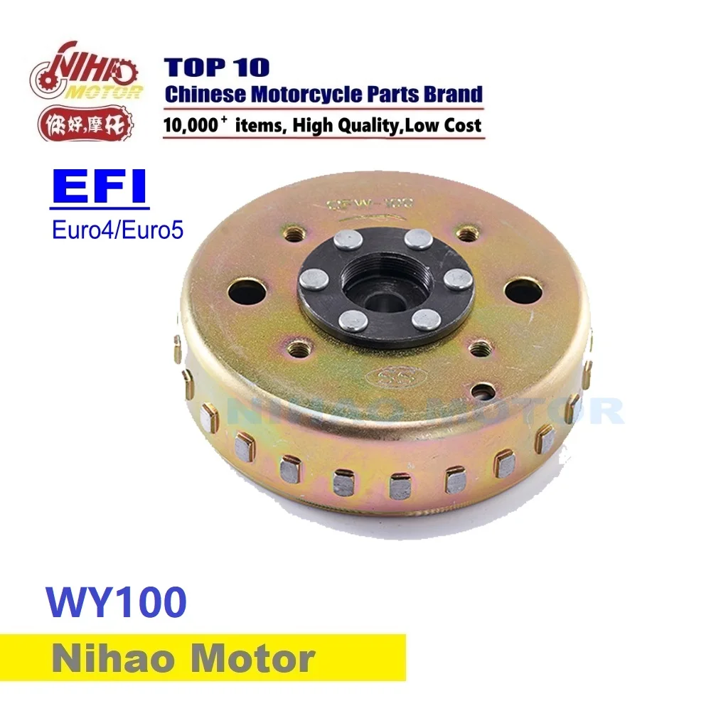 

EF14-02 Scooter EFI kits Engine Parts Magneto rotator WY100 EEC EURO4 Chinese Motorcycle Nihao Motor
