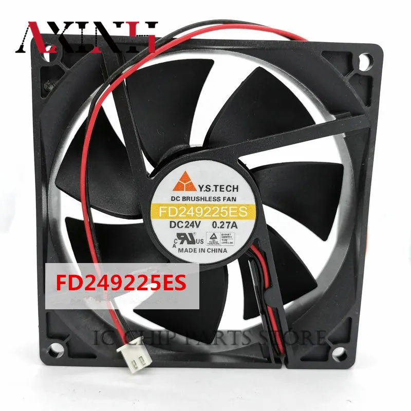 

Original brand new FD249225ES 9225 DC24V 0.27A 2WIRE Cooling fan 92*92*25mm in stock