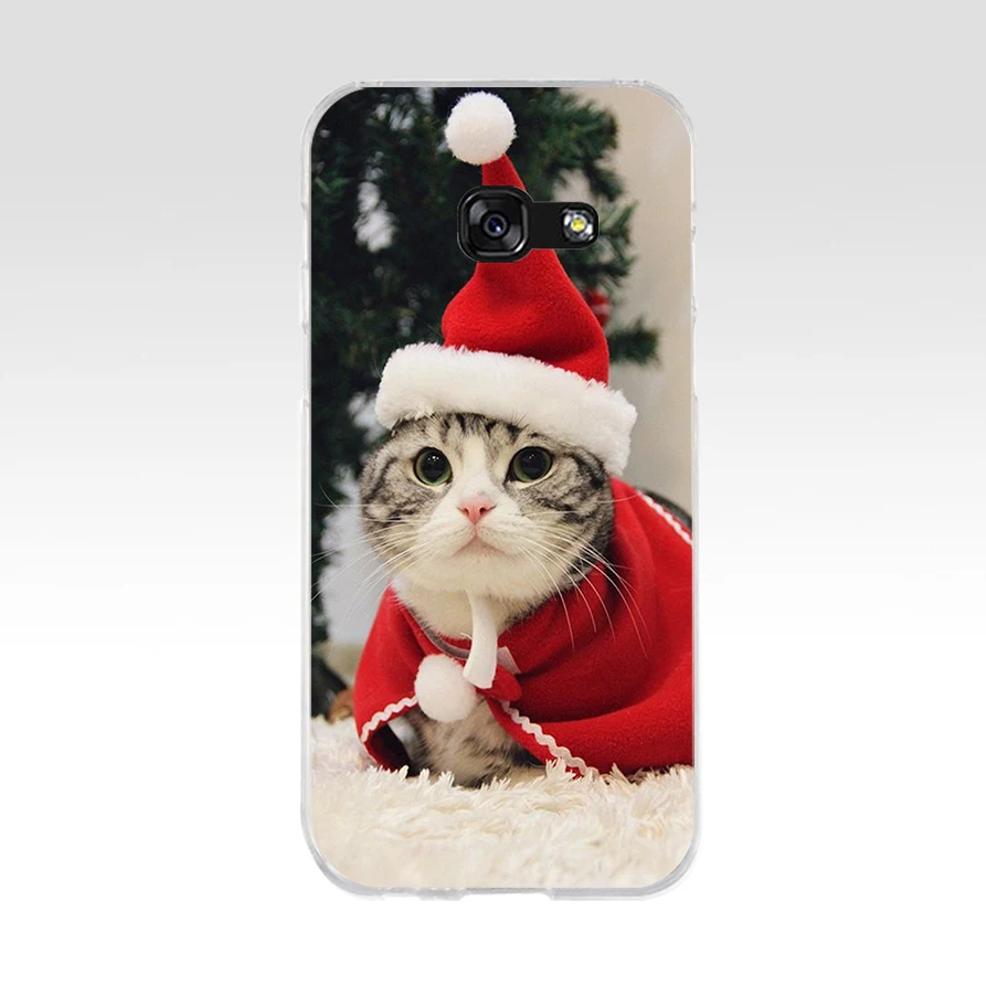 95 новогодние подарки милые кошки мягкий силиконовый чехол из ТПУ для телефона
