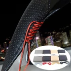 Кожаный чехол на руль, сшитый вручную, 38 см для Infiniti, Audi, BMW, Mercedes-Benz, Cadillac