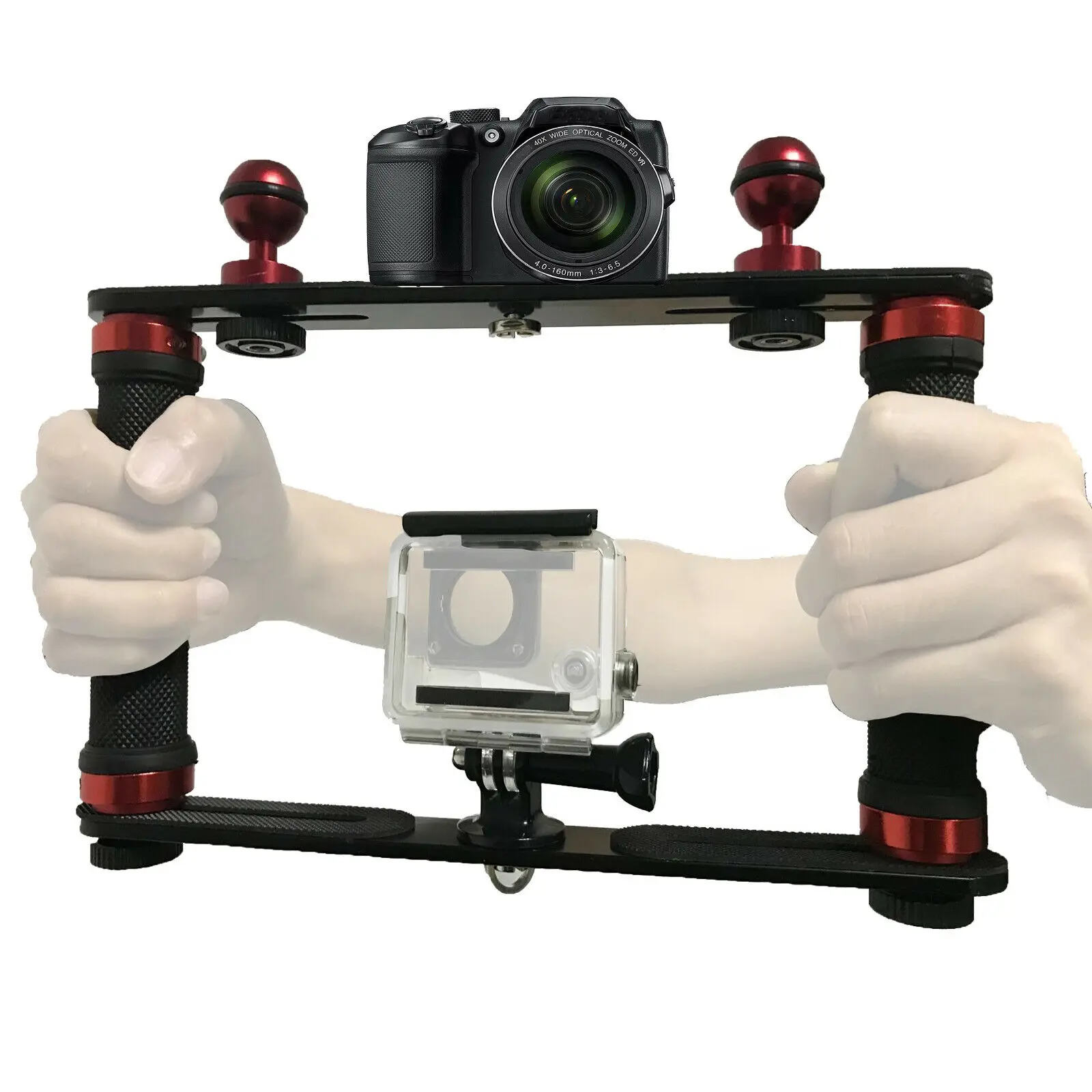 Подводная камера лоток для подводного плавания видеокамеры s и купольный порт GoPro