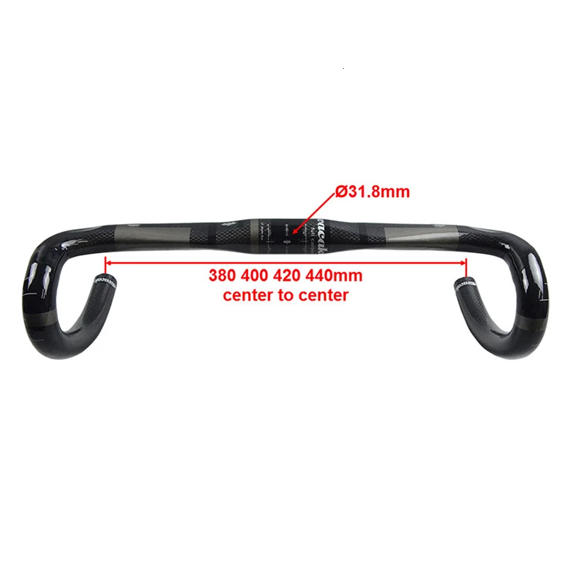 Углеродное волокно руль для велосипеда MTB дорожный велосипед черный прочный