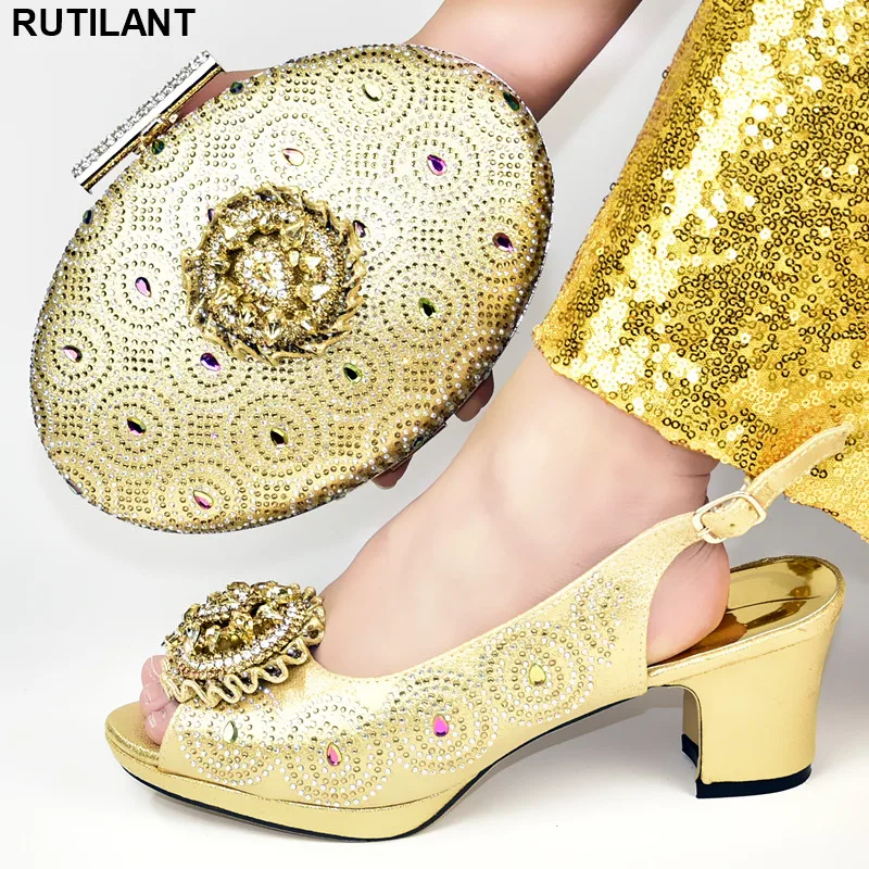 Свадебный комплект из итальянских туфель и сумочки в африканском стиле