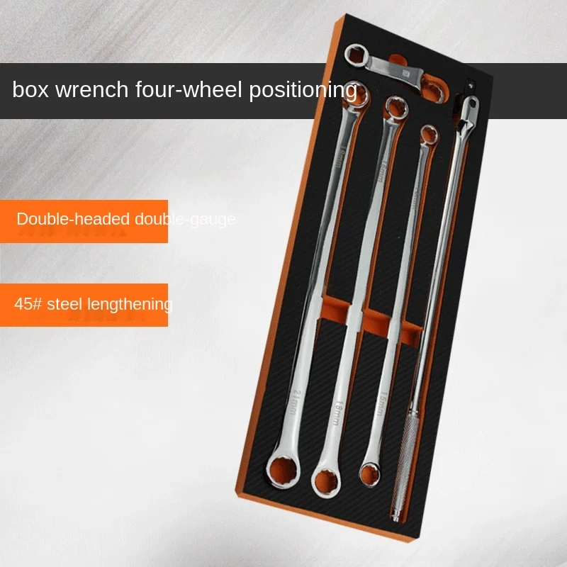 

Rear Wheel Adjustment, Four-wheel Alignment Wrench Aviation Wrench, Chassis Maintenance 5-piece Camber Adjustment of Torx Wrench