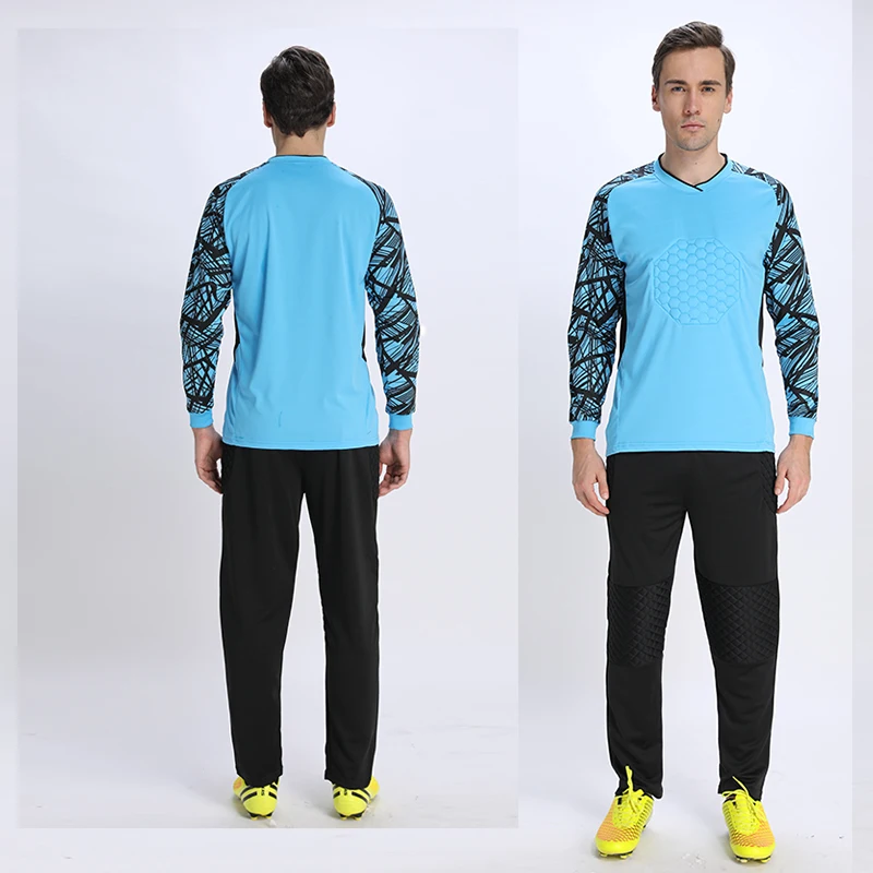 SHINESTONE 025 взрослая Футбольная форма вратаря мужские футбольные Джерси наборы