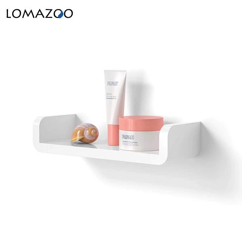 Настенный стеллаж для хранения полка ванной кухни косметики ванны прочная