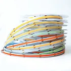 12 В 24 В постоянного тока 384528 светодиодов sm COB Светодиодная лента 630 светодиодный Дов s RGB гибкие COB светодиодные огни красныйзеленыйхолодный синийрозовыйзолотойCCT светодиодный ная лента 1 м 2m 3m 5m