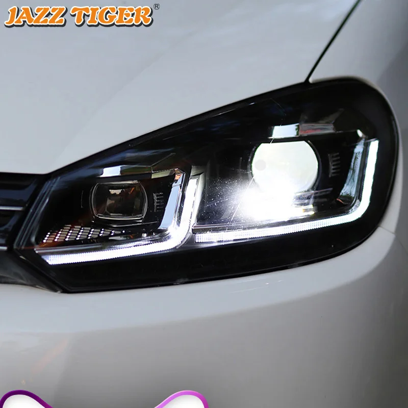 Джаз Тигр стайлинга автомобилей светодиодный DRL динамический сигнал поворота