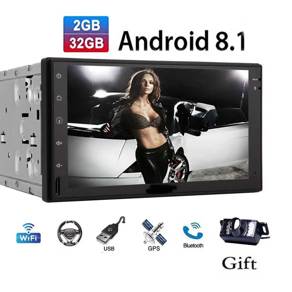 Автомагнитола 2 Din 7 дюймов Android 8 1 mp5-плеер универсальная автомагнитола