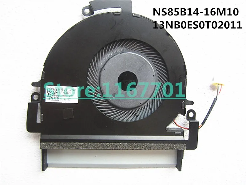 Новый ноутбук Процессор/GPU охлаждающий вентилятор для Asus ZenBook UX550 UX550VD Delta NS85B13 16M09