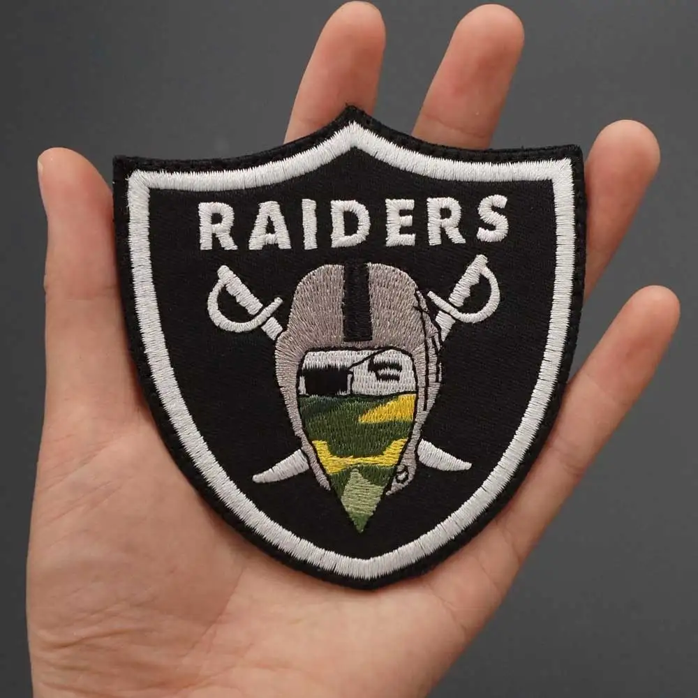 RAIDERS тактические военные нашивки для морального духа вышивка значок с крючком