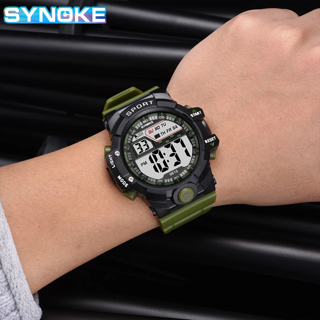 

SYNOKE Sports Watch For Men g Watches Shock Waterproof Military Electronic Clock Mens Digital Wristwatch LED Relogio Masculino