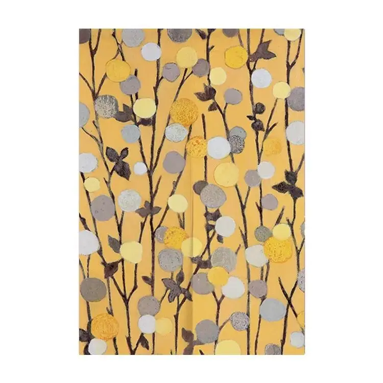 Светонепроницаемые шторы для гостиной пасторальная штора японская свежая -