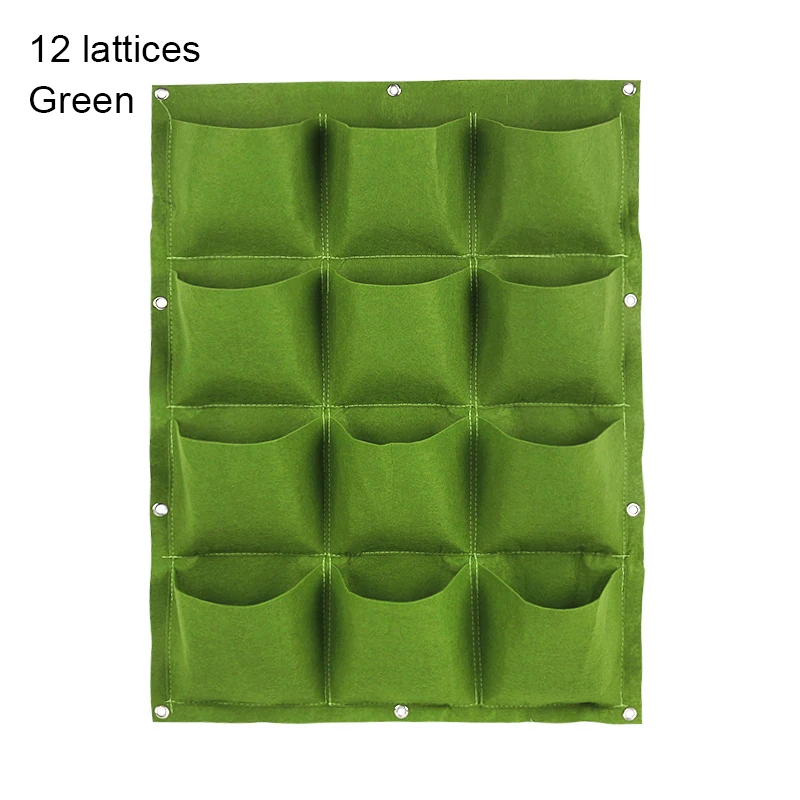

Hot sale Multi-Pocket Wall Hanging Planting Bag Vertical Flower Grow Pouch Planter Garden Dropshipping