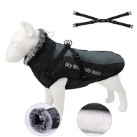 pet products winter dog clothing coat jacket vest cotton warm dog clothes for dogs luminous waterproof pet clothes for dogs
