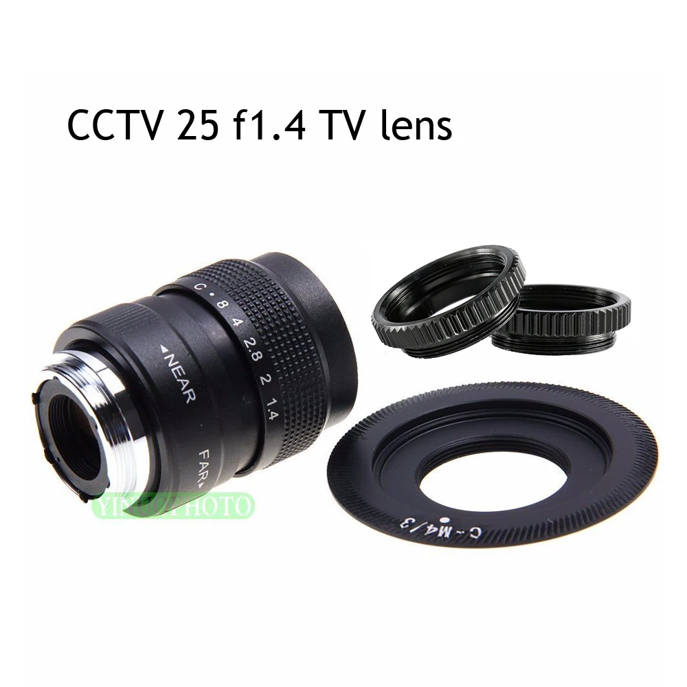 Фото 25 мм F1.4 CCTV TV Movie объектив + крепление C для Micro 4/3 m4/3 Olympus EPL5 EPM3 EPL7 OM-D EP1 EP2 EP3 EP6 EPL7 EPL6 EPL3 E-M5 E-M10 №1