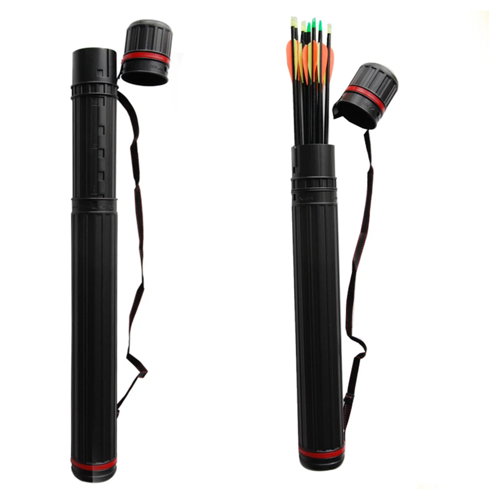 Сумка для стрельбы из лука с держателем Колчан регулируемой стрелкой 20 стрел