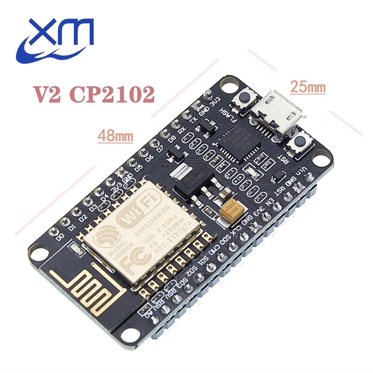 Беспроводной модуль NodeMcu v2 Lua 10 шт. CP2102 Wi Fi плата разработки сети ESP8266