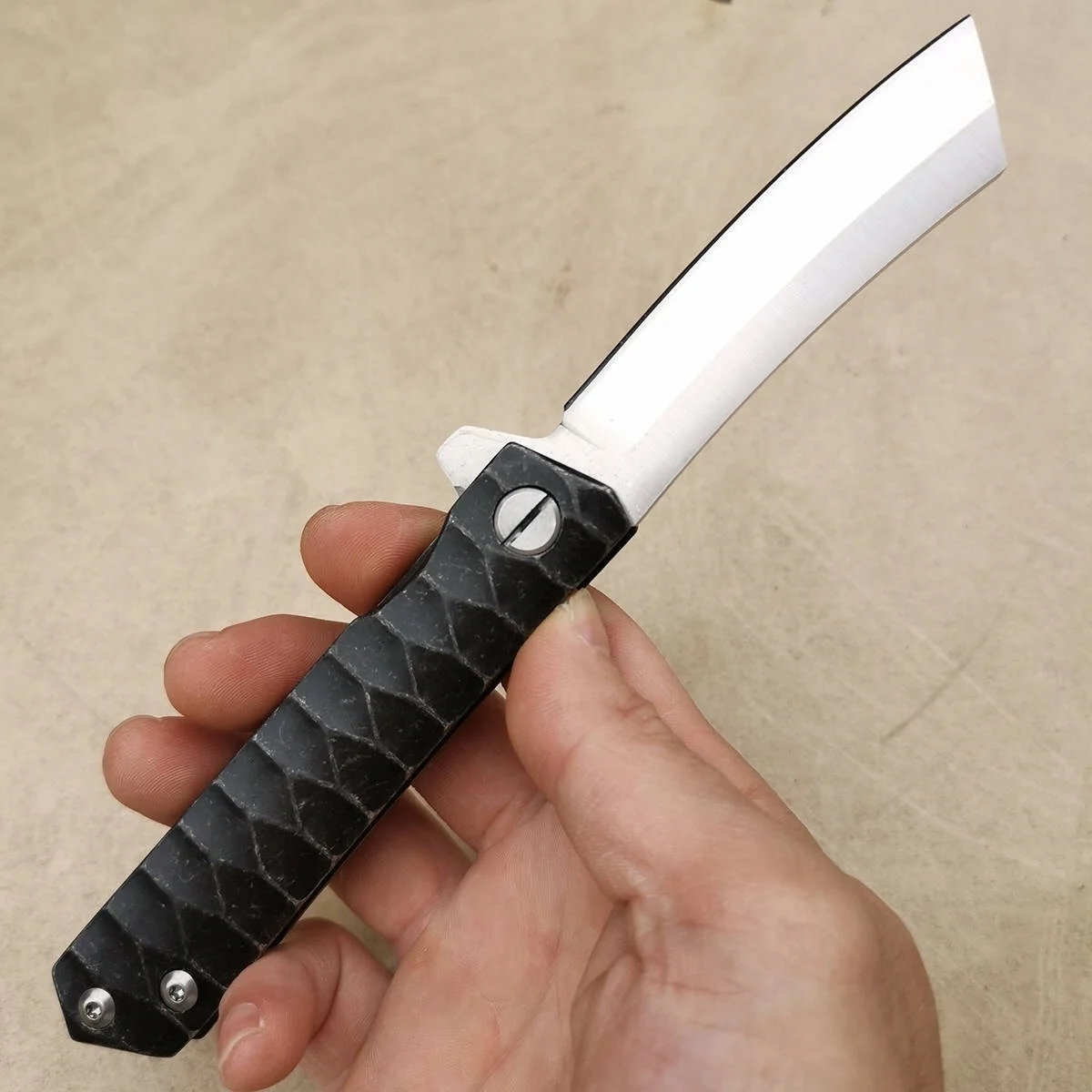 Складной нож Katana D2 Клинок Мультитул для выживания кемпинга охоты 58 HRC стальная